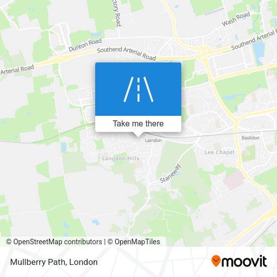 Mullberry Path map