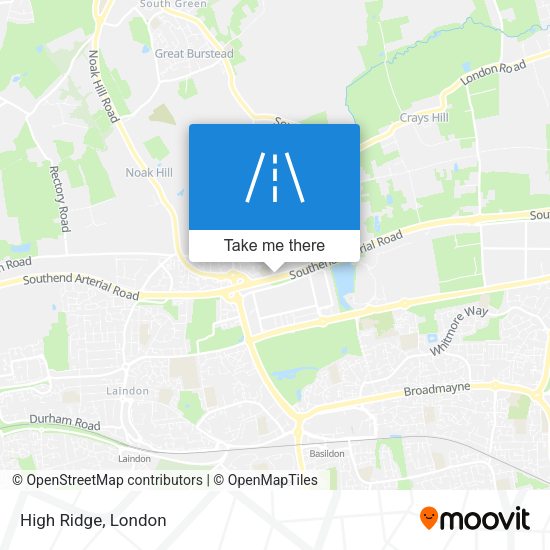 High Ridge map
