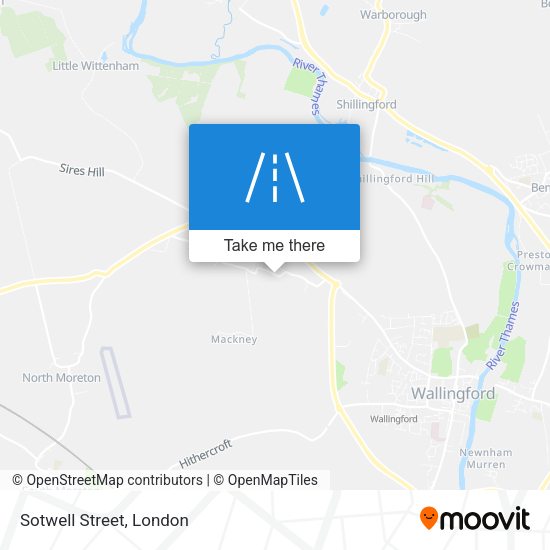 Sotwell Street map