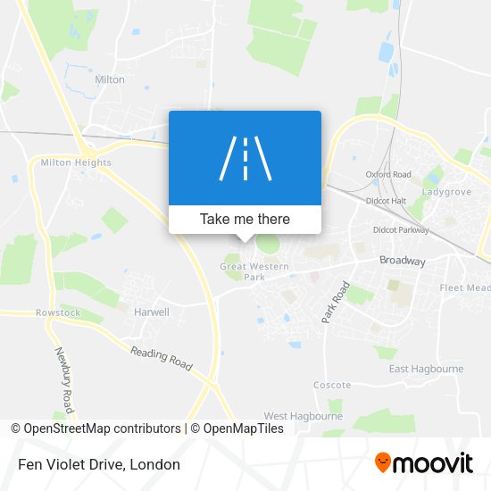 Fen Violet Drive map