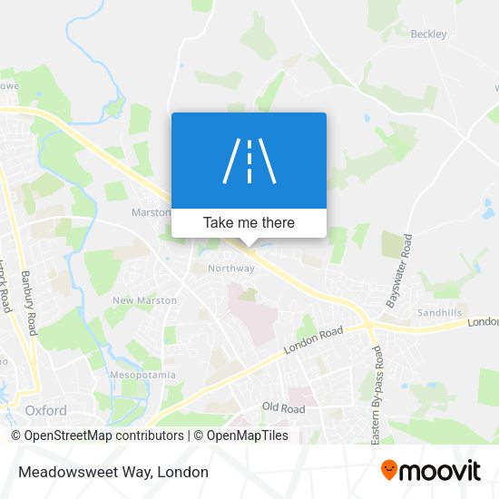 Meadowsweet Way map