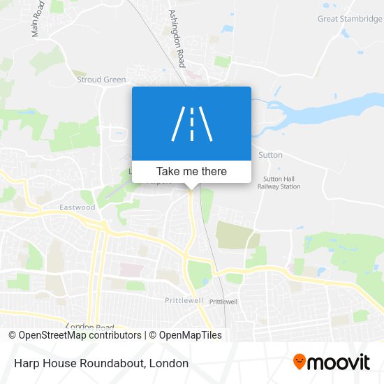 Harp House Roundabout map