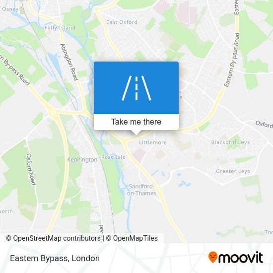Eastern Bypass map