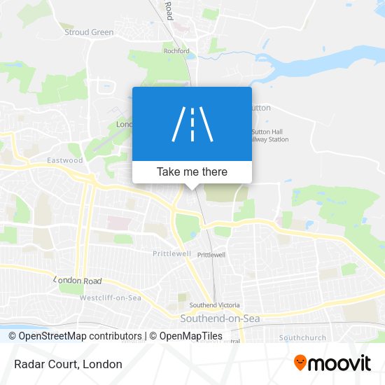 Radar Court map