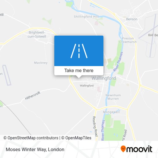 Moses Winter Way map