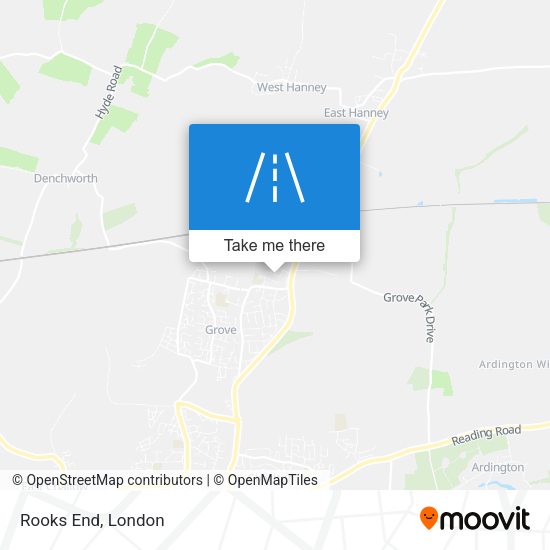 Rooks End map