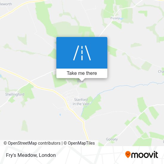 Fry's Meadow map