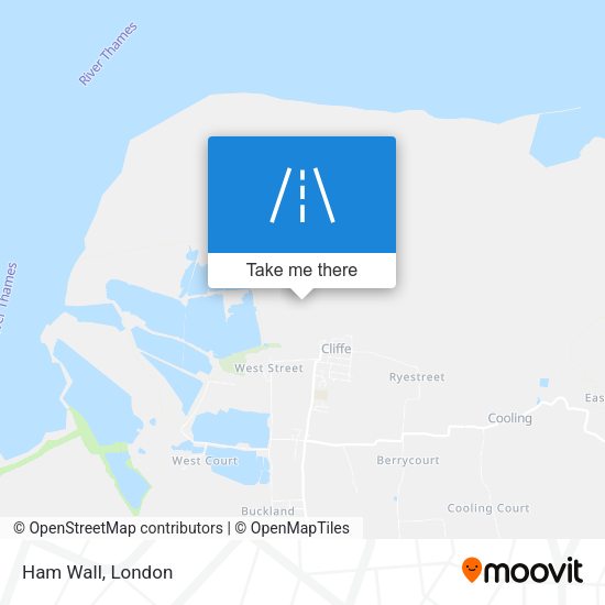 Ham Wall map