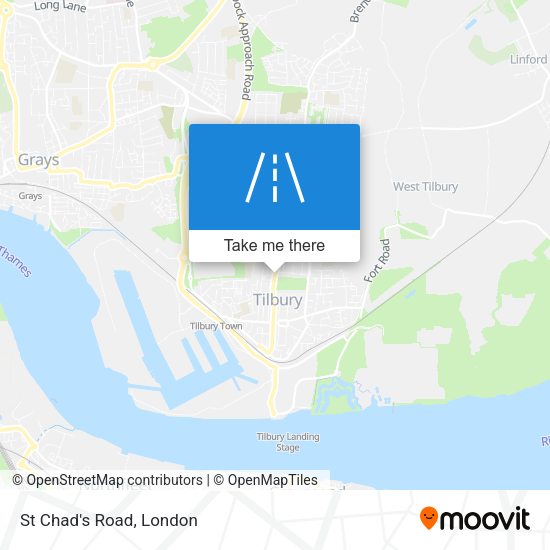 St Chad's Road map