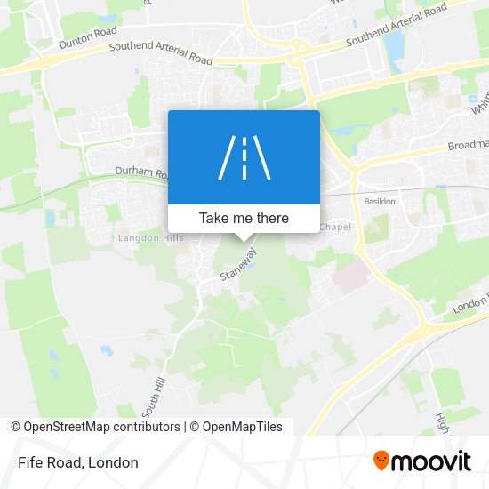 Fife Road map