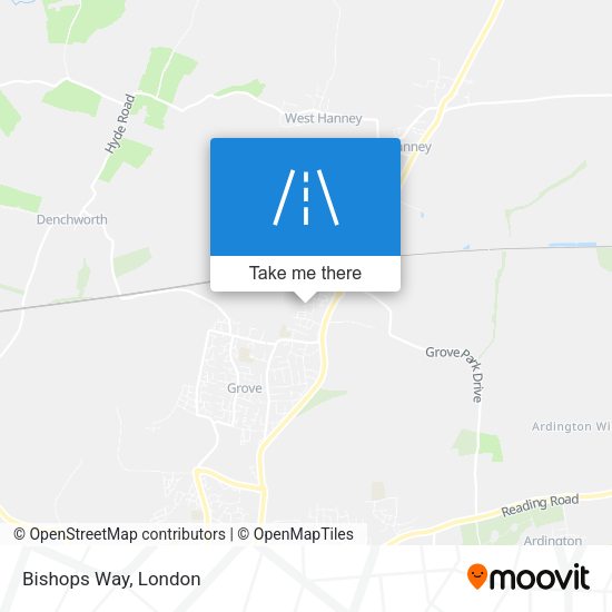 Bishops Way map