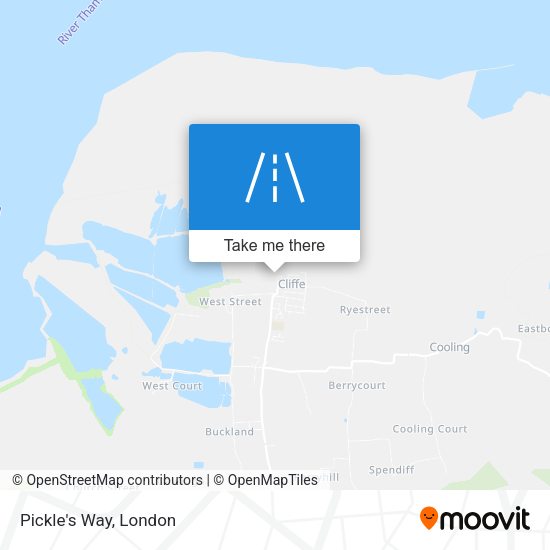 Pickle's Way map
