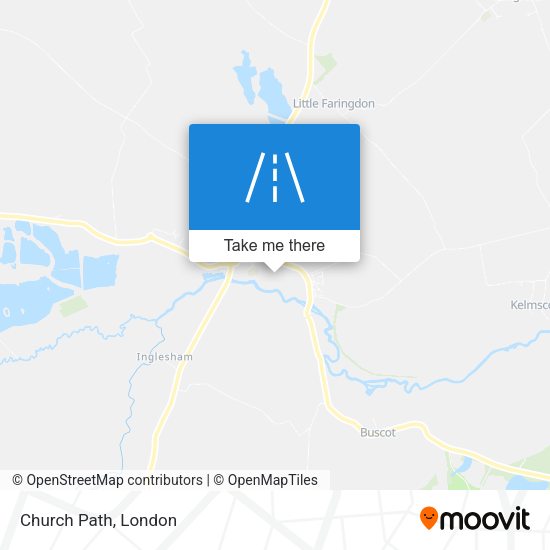 Church Path map