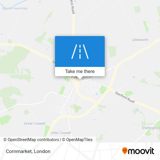Cornmarket map