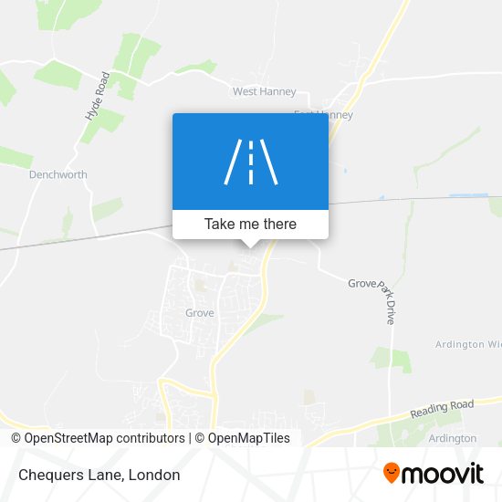 Chequers Lane map