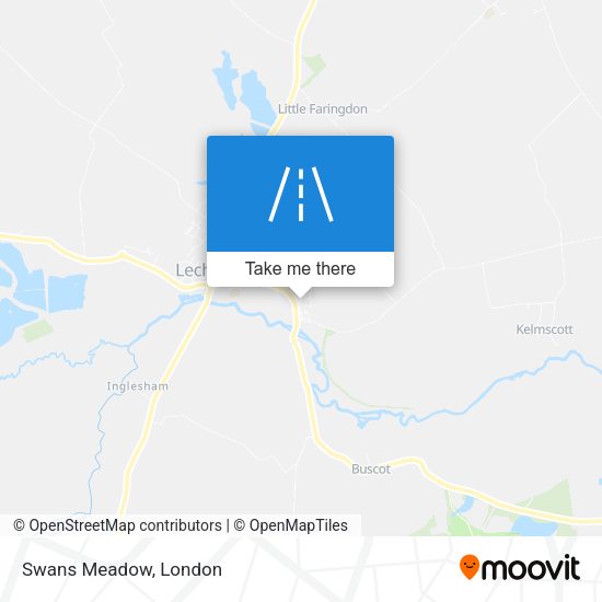 Swans Meadow map
