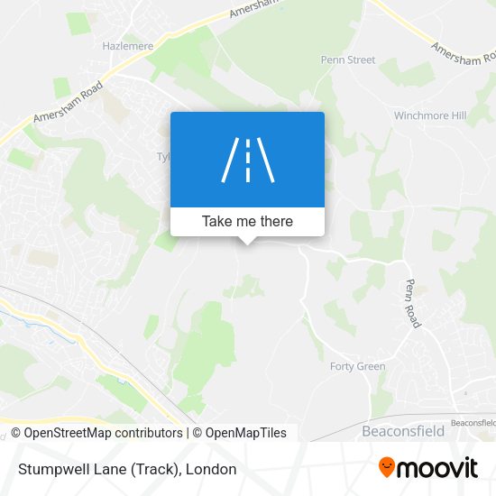 Stumpwell Lane (Track) map