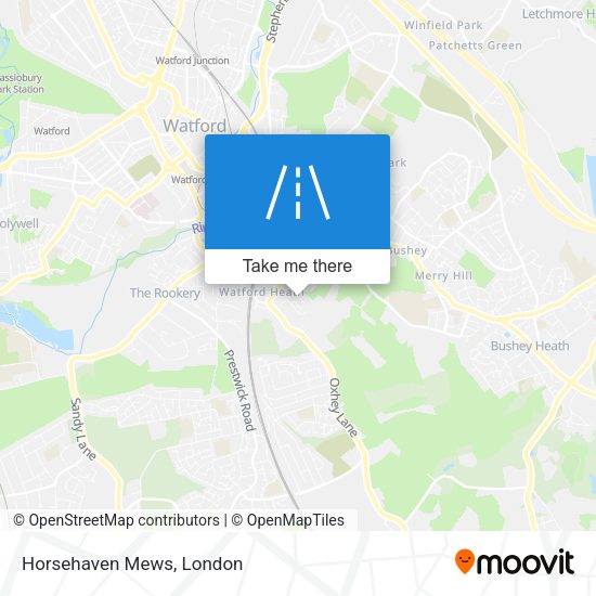 Horsehaven Mews map