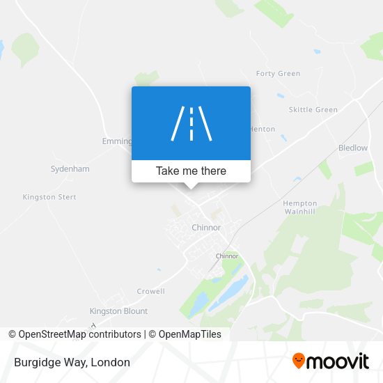 Burgidge Way map