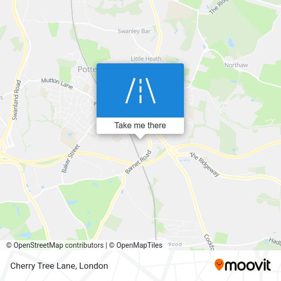 Cherry Tree Lane map