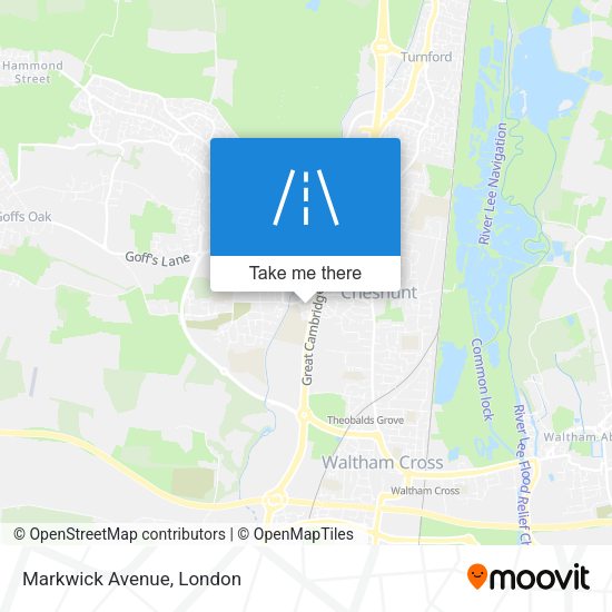 Markwick Avenue map