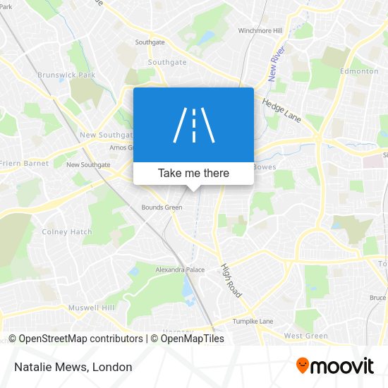 Natalie Mews map