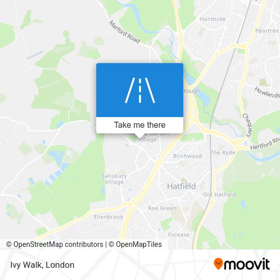 Ivy Walk map