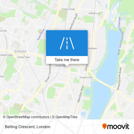 Belling Crescent map