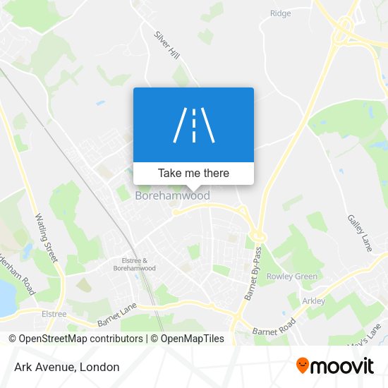 Ark Avenue map