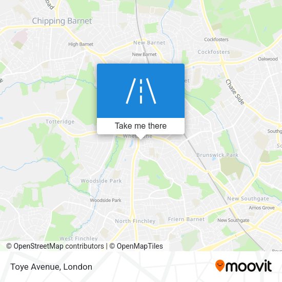 Toye Avenue map