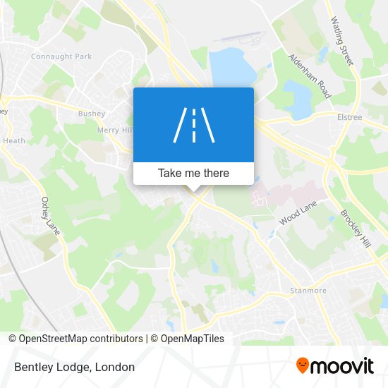 Bentley Lodge map