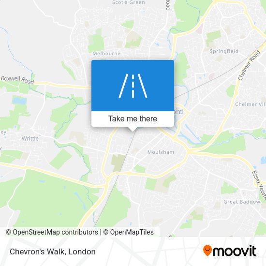 Chevron's Walk map