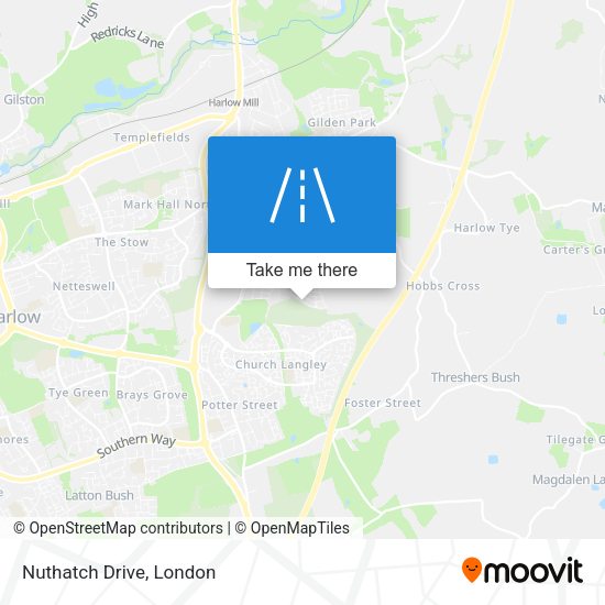 Nuthatch Drive map