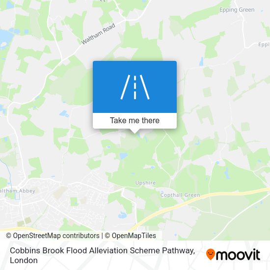 Cobbins Brook Flood Alleviation Scheme Pathway map