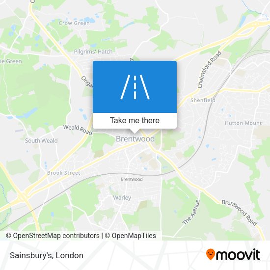 Sainsbury's map