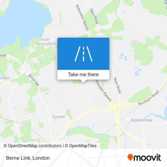 Berne Link map