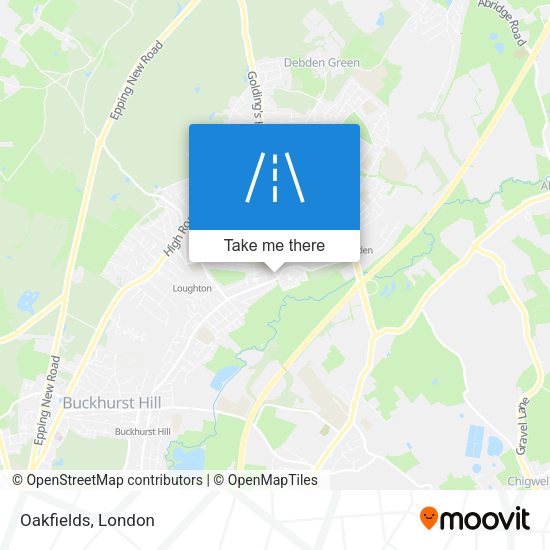Oakfields map