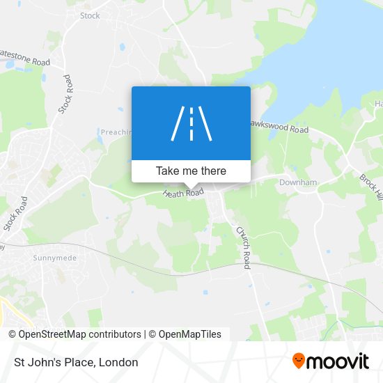 St John's Place map