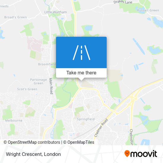 Wright Crescent map