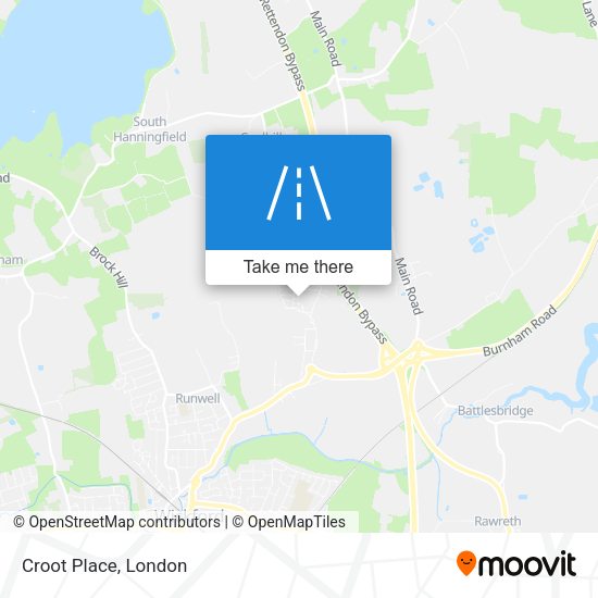 Croot Place map