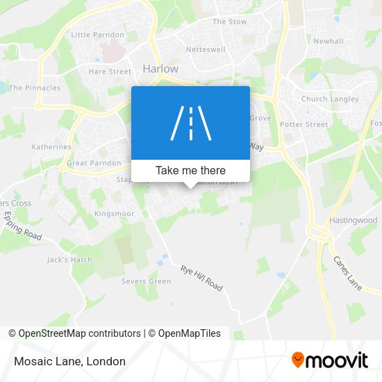 Mosaic Lane map
