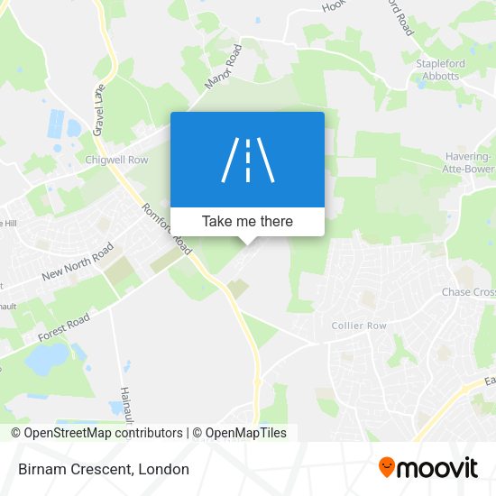 Birnam Crescent map
