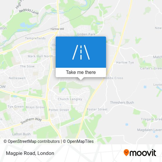 Magpie Road map