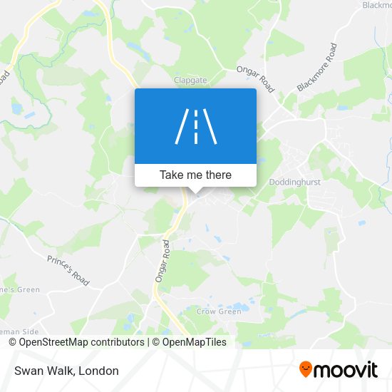 Swan Walk map