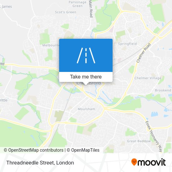 Threadneedle Street map