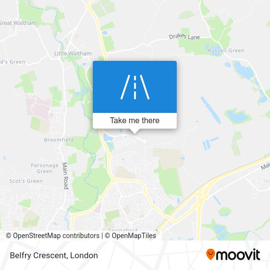 Belfry Crescent map
