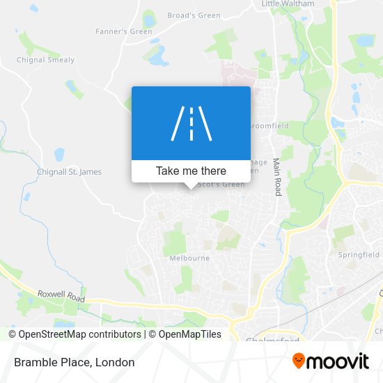 Bramble Place map