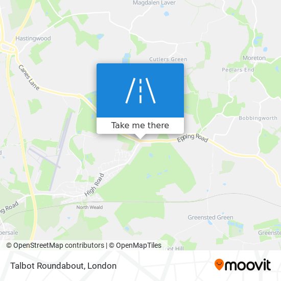Talbot Roundabout map