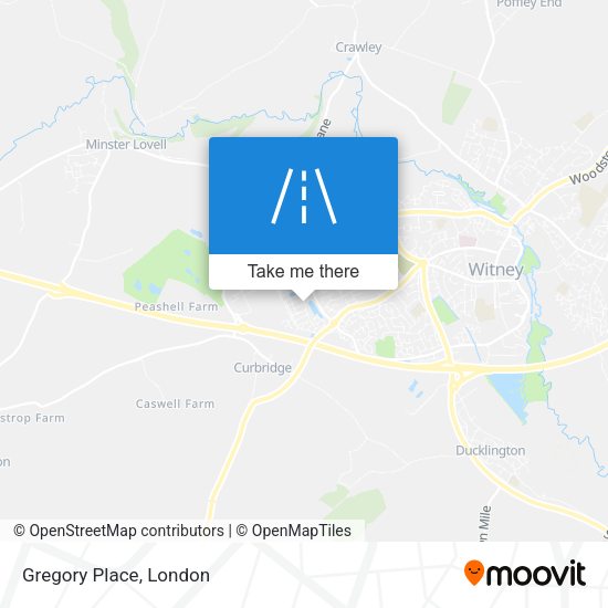 Gregory Place map