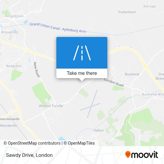 Sawdy Drive map
